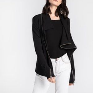 Marcella NYC Lenore asymmetrical zip jacket XS